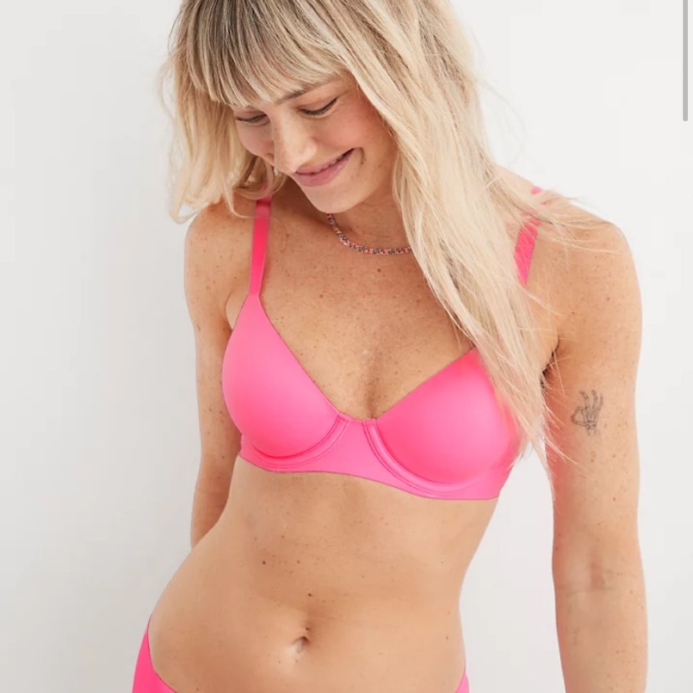 Aerie Smoothez Full Coverage Lightly Lined Underwire Bra 38DD EUC